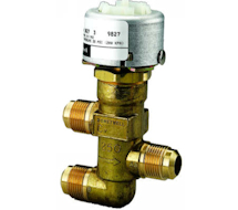 honeywell pneumatic valve pressure three way water series control